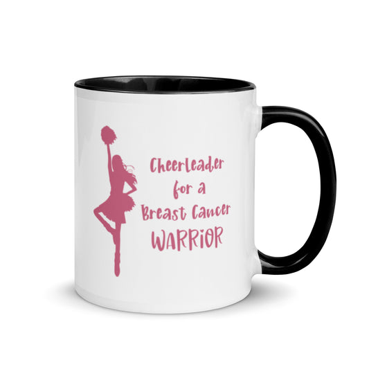 Cheerleader for breast cancer warrior