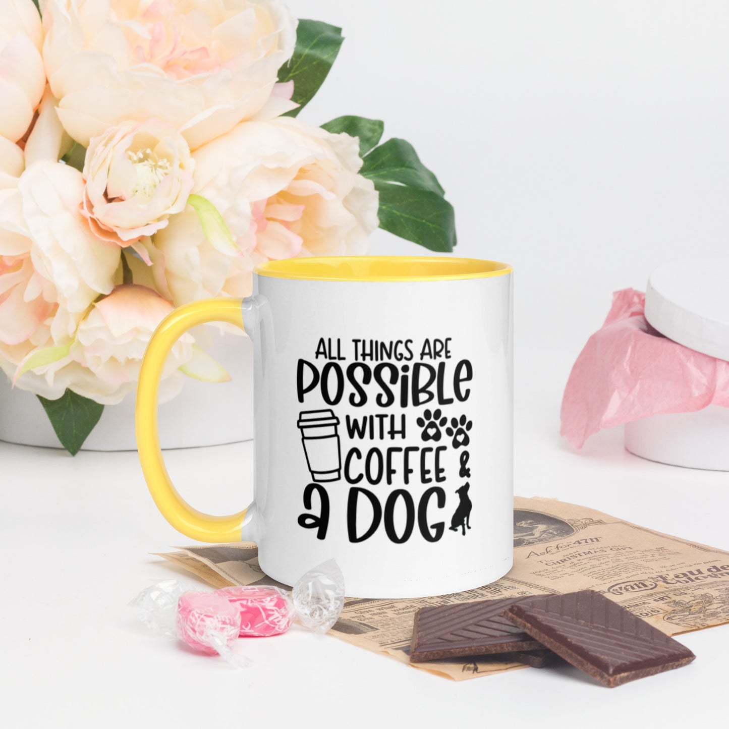 All is Possible with Coffee and a dog